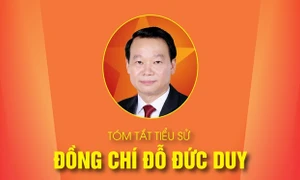 TÓM TẮT TIỂU SỬ ĐỒNG CHÍ ĐỖ ĐỨC DUY - BỘ TRƯỞNG BỘ TÀI NGUYÊN VÀ MÔI TRƯỜNG