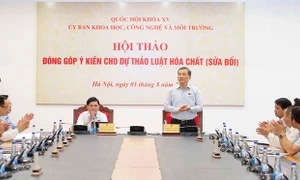 Hội thảo góp ý kiến dự thảo Luật Hóa chất (sửa đổi)