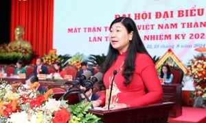 Bà Nguyễn Lan Hương tái đắc cử Chủ tịch Ủy ban MTTQ Việt Nam Thành phố Hà Nội