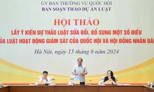 Hội thảo lấy ý kiến dự thảo Luật sửa đổi, bổ sung một số điều của Luật Hoạt động giám sát của Quốc hội và HĐND