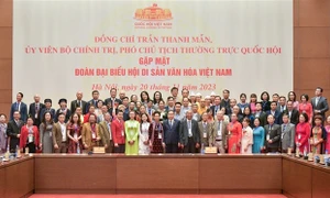 Phó Chủ tịch Thường trực Quốc hội Trần Thanh Mẫn gặp mặt Hội Di sản Văn hóa Việt Nam