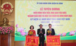 Hà Nội: Quận Ba Đình tuyên dương các nhà giáo tiêu biểu năm 2023