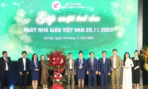 Học viện Tư pháp gặp mặt tri ân Ngày Nhà giáo Việt Nam