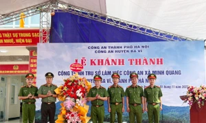 Công an Hà Nội khánh thành trụ sở làm việc Công an xã Minh Quang