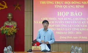 Quảng Bình: Thông tin về Kỳ họp thứ 12, HĐND tỉnh Khóa XVIII