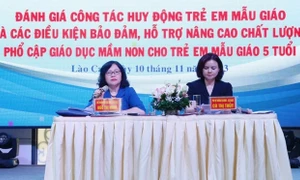 Nỗ lực đến năm 2025, bảo đảm đủ định mức số lượng giáo viên mẫu giáo