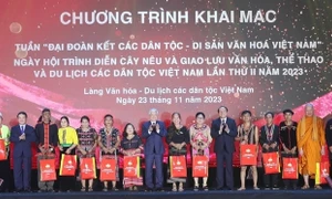 Khai mạc Tuần Đại đoàn kết các dân tộc - Di sản văn hóa Việt Nam năm 2023