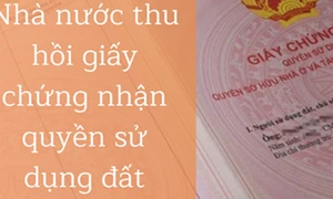 Nhà nước thu hồi Giấy chứng nhận quyền sử dụng đất trong các trường hợp nào?