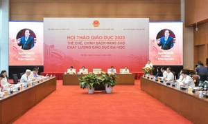 Phó Chủ tịch Thường trực Quốc hội Trần Thanh Mẫn dự Hội thảo Giáo dục 2023