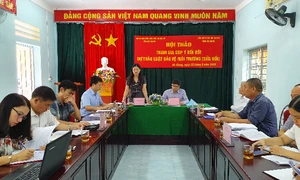 Đoàn ĐBQH Hà Giang lấy ý kiến góp ý vào Dự thảo Luật Bảo vệ môi trường (sửa đổi)