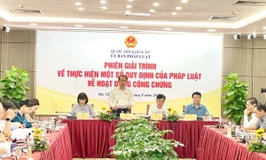 Ủy ban Pháp luật tổ chức Phiên giải trình việc thực hiện một số quy định pháp luật về hoạt động công chứng