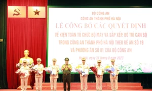 Công an thành phố Hà Nội kiện toàn bộ máy tổ chức theo đề án mới