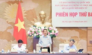 Phó Chủ tịch Quốc hội Nguyễn Đức Hải chủ trì Phiên họp thứ ba của Ban Chỉ đạo Đề án Quốc hội điện tử