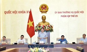 Khai mạc Phiên họp thứ 25 của Ủy ban Thường vụ Quốc hội