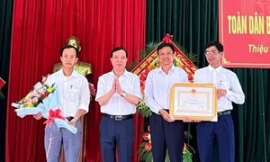 Thanh Hóa: Huyện Thiệu Hoá tổ chức Ngày hội toàn dân bảo vệ an ninh Tổ quốc