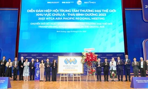 Khai mạc Diễn đàn Hiệp hội Trung tâm thương mại thế giới khu vực Châu Á - Thái Bình Dương 2023