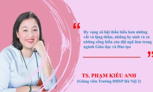 Kỳ vọng sau chương trình “Bộ trưởng gặp gỡ nhà giáo" sẽ có những chủ trương, chính sách mới