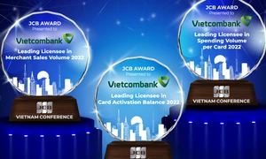 Vietcombank vinh dự nhận 3 giải thưởng của Tổ chức thẻ quốc tế JCB