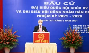 Ngày hội bầu cử trên cả nước