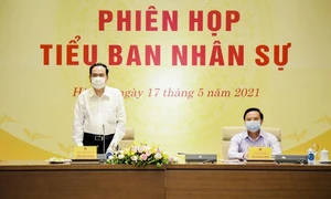 Phó Chủ tịch Thường trực Quốc hội Trần Thanh Mẫn chủ trì phiên họp Tiểu ban Nhân sự Hội đồng Bầu cử Quốc gia