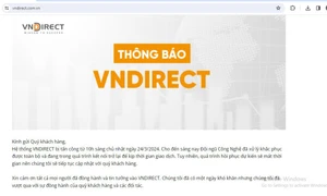 Hệ thống bị tê liệt, VNDirect khẳng định vẫn bảo đảm an toàn cho khách hàng