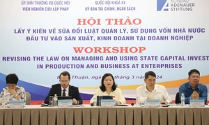 Lấy ý kiến sửa đổi Luật Quản lý, sử dụng vốn nhà nước đầu tư vào sản xuất, kinh doanh tại doanh nghiệp