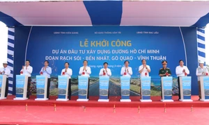 Kiên Giang: Khởi công đường Hồ Chí Minh qua tỉnh Kiên Giang và Bạc Liêu