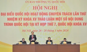 Hội nghị đại biểu Quốc hội hoạt động chuyên trách lần thứ 5 hoàn thành việc cho ý kiến đối với 8 dự án luật