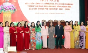 Trưởng Ban Công tác đại biểu Nguyễn Thị Thanh dự Hội nghị tổng kết và triển khai nhiệm vụ của HĐND các cấp TP. Hải Phòng