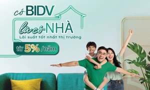 Vay mua nhà lãi suất từ 5%/năm tại BIDV