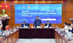 Họp báo về Hội nghị “Phát triển bền vững nuôi biển - Nhìn từ Quảng Ninh”