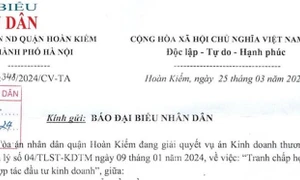 Công ty cổ phần đầu tư và xây dựng Cầu đường Hà Nội gửi đơn tố giác khẩn cấp, TAND quận Hoàn Kiếm hồi âm thế nào?