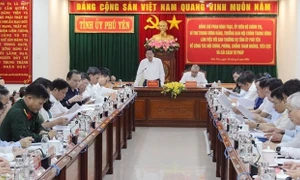 Trưởng Ban Nội chính Trung ương Phan Đình Trạc làm việc tại Phú Yên