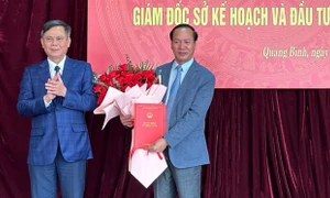 Ông Nguyễn Xuân Đạt giữ chức Giám đốc Sở Kế hoạch và Đầu tư tỉnh Quảng Bình