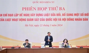 Ban Chỉ đạo lập đề nghị xây dựng Luật sửa đổi Luật Hoạt động giám sát của Quốc hội và HĐND họp phiên thứ ba