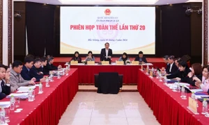 Ủy ban Pháp luật họp phiên toàn thể 20