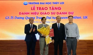 Nhà khoa học top 500 thế giới trở thành giáo sư danh dự của trường Đại học Thuỷ Lợi