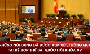 Những nội dung đã được xem xét, thông qua tại Kỳ họp thứ Ba, Quốc hội Khóa XV