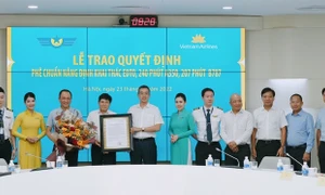 Vietnam Airlines trở thành hãng bay đầu tiên của Việt Nam đạt khai thác tầm bay mở rộng trên 180 phút