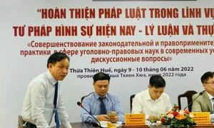 “Hoàn thiện pháp luật trong lĩnh vực tư pháp hình sự hiện nay – Lý luận và thực tiễn”