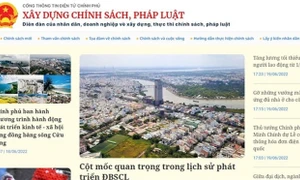 Cổng Thông tin điện tử Chính phủ ra mắt chuyên trang "XÂY DỰNG CHÍNH SÁCH, PHÁP LUẬT"