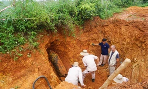 Quảng Bình: Xử lý thành công 3 quả bom phát hiện trong khu dân cư