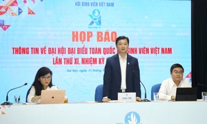 696 đại biểu chính thức tham dự Đại hội đại biểu toàn quốc Hội Sinh viên Việt Nam lần thứ XI