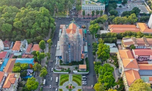 TP. Hồ Chí Minh: Đại trùng tu nhà thờ Đức Bà khi nào hoàn thành?