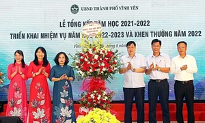 Thành phố Vĩnh Yên chuẩn hóa, hiện đại hóa ngành giáo dục