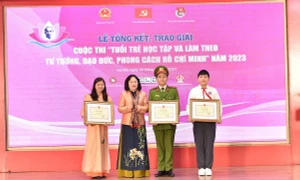 Học sinh lớp 8 Trường THCS Chu Văn An đoạt giải Nhất cuộc thi “Tuổi trẻ học tập và làm theo tư tưởng, đạo đức, phong cách Hồ Chí Minh”