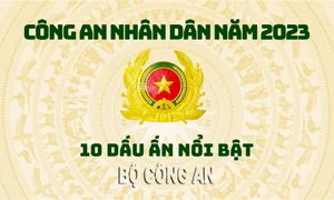 Nhìn lại 10 dấu ấn nổi bật của lực lượng Công an nhân dân năm 2023