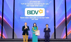 BIDV giữ vững vị trí Top 50 doanh nghiệp xuất sắc Việt Nam năm 2023