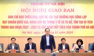 Hà Nội: Rà soát, đẩy nhanh tiến độ các dự án thuộc lĩnh vực giáo dục, y tế và văn hoá