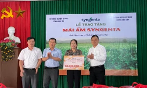 Syngenta tặng 16 mái ấm cho nông dân nghèo dịp Tết